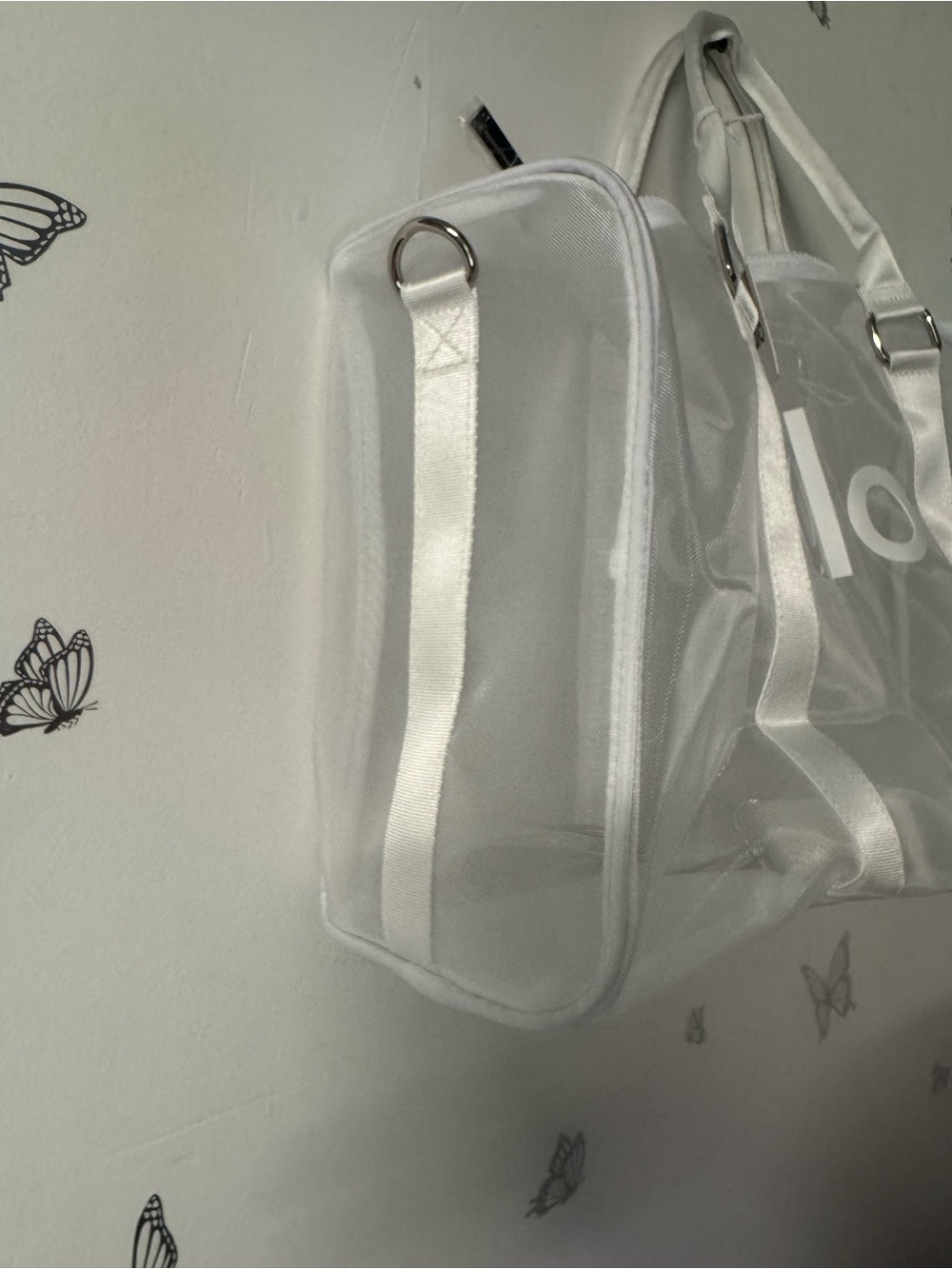 ALO Yoga Mesh Duffel Bag - White - Picture 4 of 7